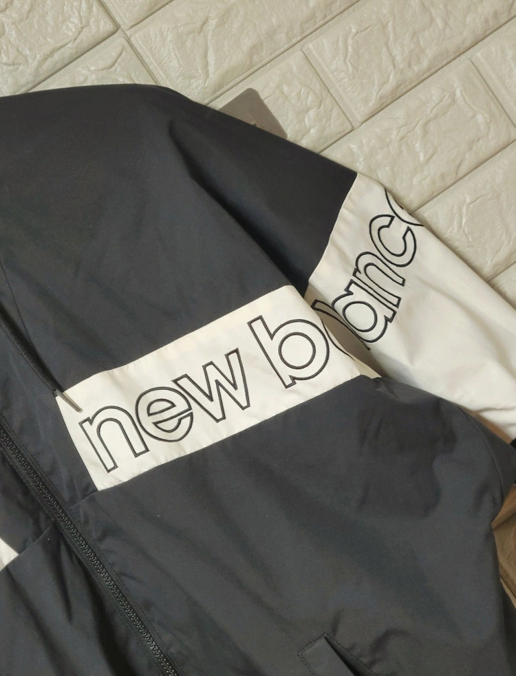 뉴발란스 컬러블록 웜업 자켓--1