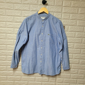 라코스테 샴브레이 헨리넥 셔츠