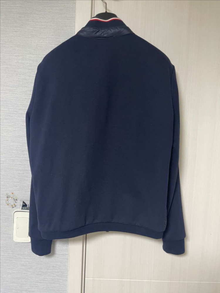 [M] 몽클레어 삼선 트리콧 유광 니트패딩 네이지 이미지