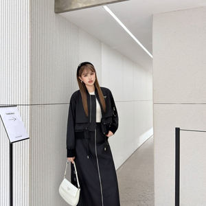 프라다 리나일론 블루종 여성 재킷