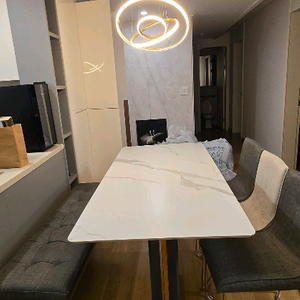 이태리 천연대리석 고급6인용 식탁