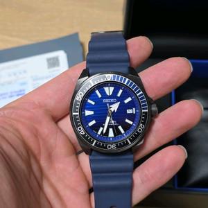 세이코 오션 사무라이 SRPD09J1 오토매틱 다이버 시계 청판 이미지