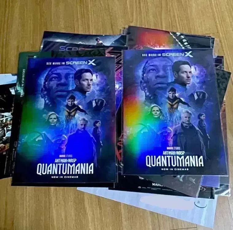 앤트맨 아이맥스 스크린엑스4DX포스터 필름마크아트카드 퀀텀매니아 마블영화 이미지