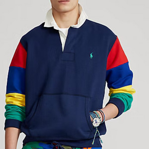 폴로 카라 맨투맨 기모 폴로 럭비티 (정품 QR 인증)