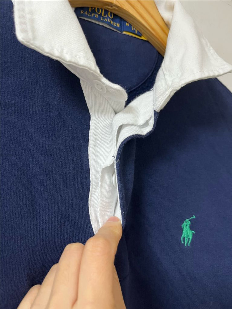 폴로 카라 맨투맨 기모 폴로 럭비티 (정품 QR 인증)--5