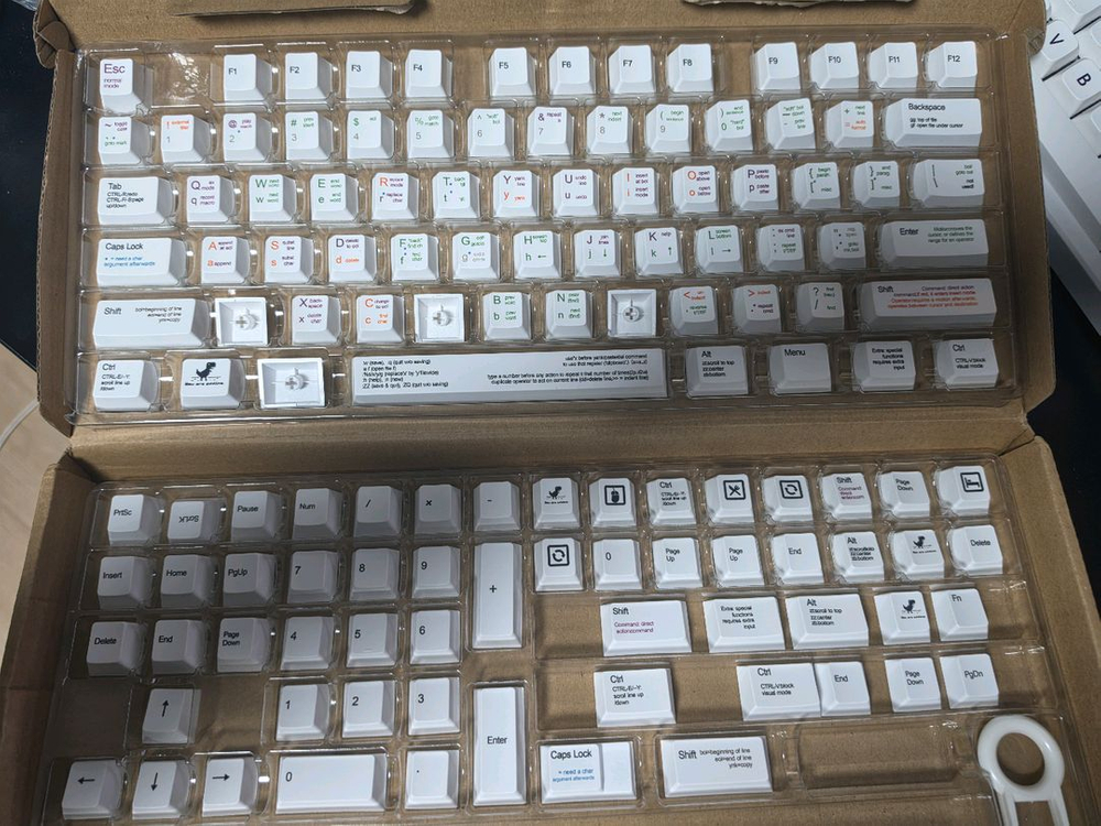 알리, 사오파오 키캡 4세트 일괄 이미지