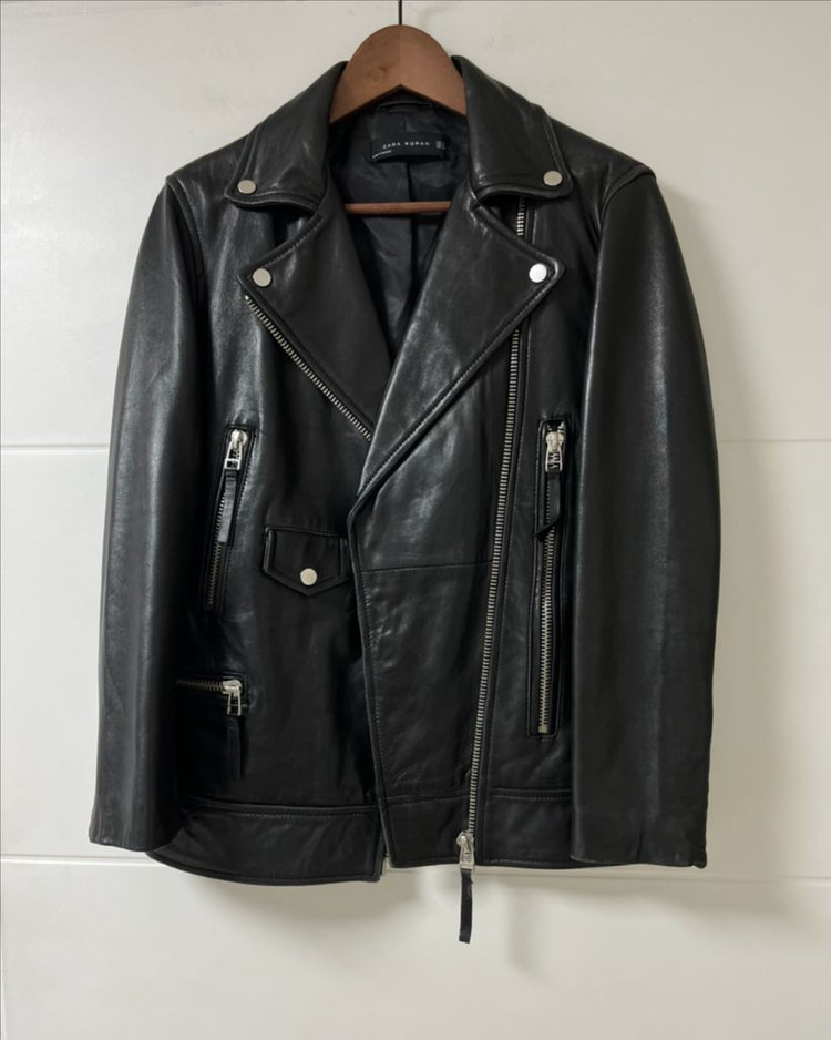 자라 라이더 가죽 자켓 양가죽 이미지