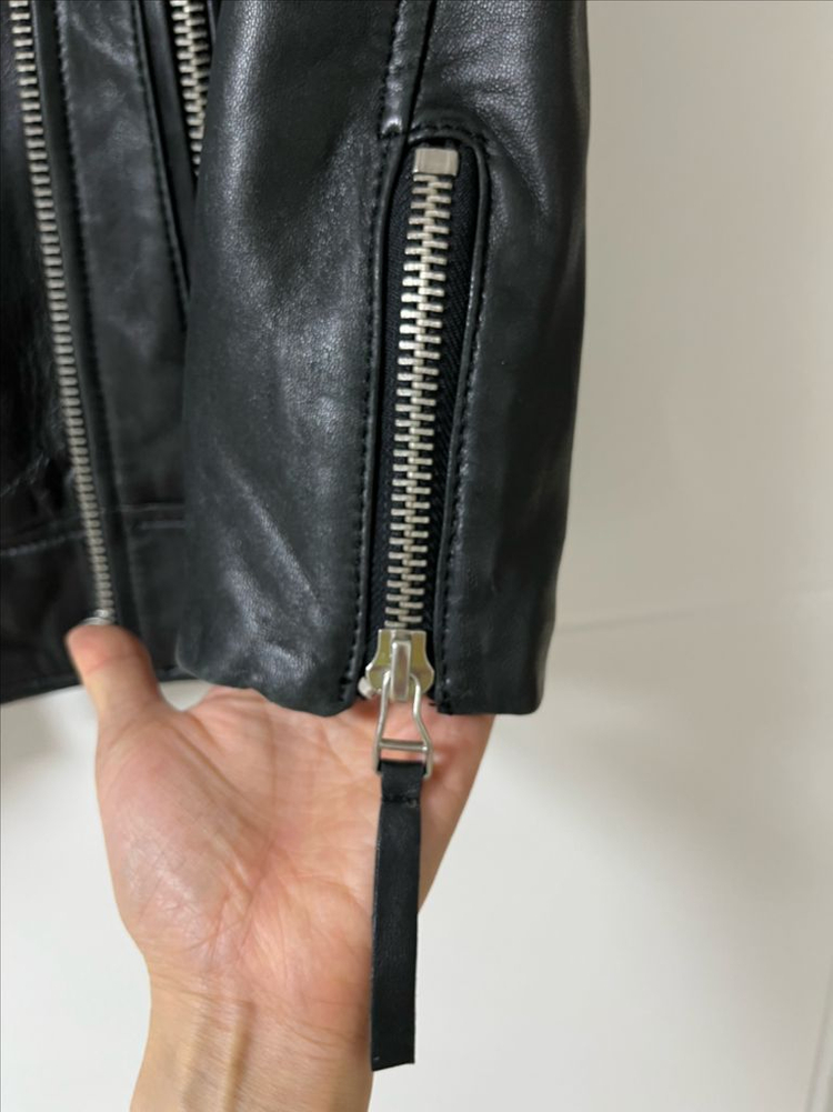 자라 라이더 가죽 자켓 양가죽 이미지