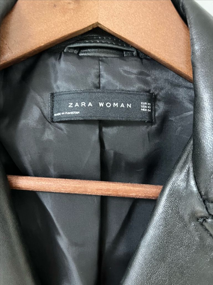 자라 라이더 가죽 자켓 양가죽 이미지