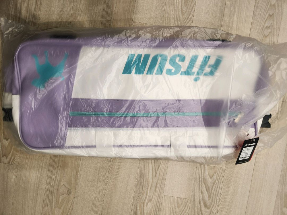 핏섬 2단 배드민턴 가방 새상품 라벤더--1