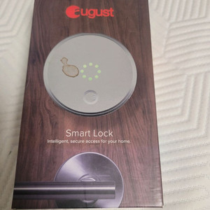 August Smart Lock 스마트 도어락 실버 미사용 이미지