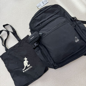 새상품) 캉골백팩 블랙세트 가방 이미지