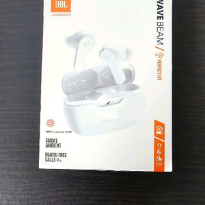 JBL Wave Beam 무선 이어폰 화이트 미개봉