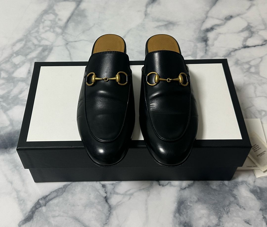 [36] 구찌 여성 홀스빗 블로퍼 슬리퍼 이미지