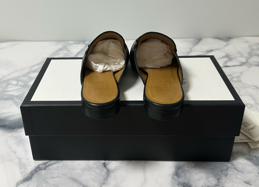 [36] 구찌 여성 홀스빗 블로퍼 슬리퍼 이미지