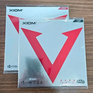 XIOM 베가 아시아 MAX 탁구 러버 미개봉 2장