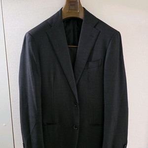 링자켓 화이트라벨 차콜그레이 버드아이 수트 / (안드레아서울 라마르쉐 클래식마켓 맨온더분 수트서플라이) 이미지