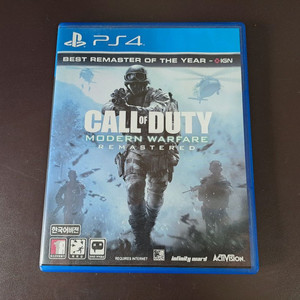 PS4 플스4 콜 오브 듀티 모던 워페어 리마스터드
