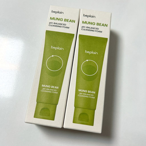 (미개봉새제품)비플레인 녹두 약산성 클렌징폼 160ml 판매