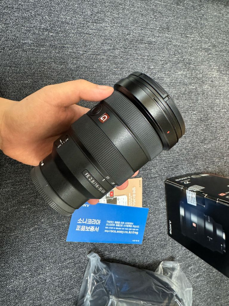 소니 1635gm 렌즈 판매합니다 이미지