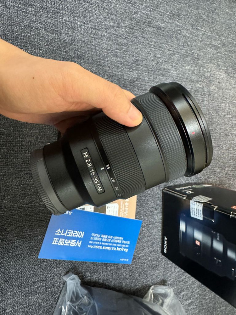 소니 1635gm 렌즈 판매합니다 이미지