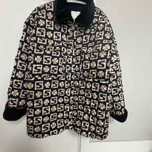 산드로 퀼팅 자켓