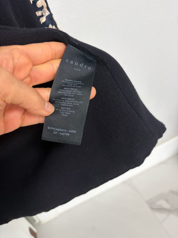 산드로 퀼팅 자켓--5