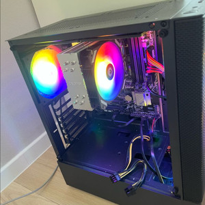 CPU 라이젠 7500f (인텔 i5-13490f보다 좋아요)메인보드 b650m 프라임 2 cpu 쿨러 반본체 이미지