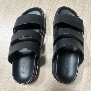 타임옴므 샌들 블랙 260사이즈