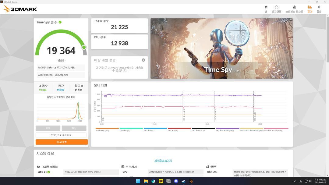 지포스 RTX 4070 SUPER 그래픽카드 이미지