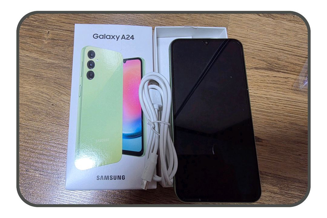 갤럭시 A24 라이트 그린 128GB A급 [필름2+케이스2]--3