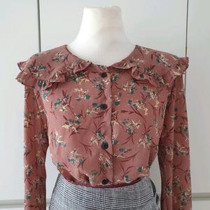 (거의새거) 반에이크 쉬폰 블라우스 프리사이즈