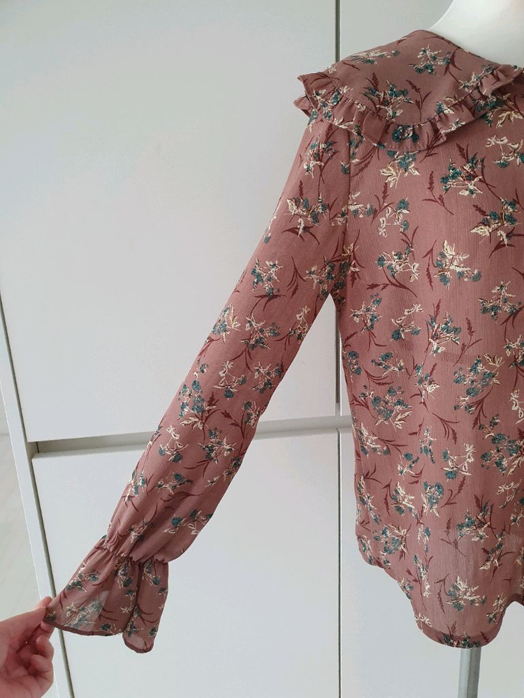 (거의새거) 반에이크 쉬폰 블라우스 프리사이즈--3