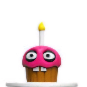 프레디의 피자가게 피규어 컵케이크