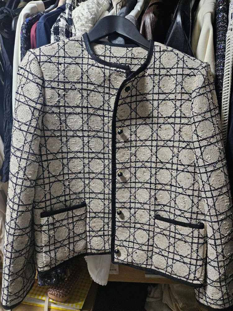 디올 매크로까나쥬 트위드 자켓 스커트--3