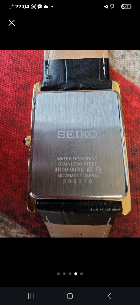 세이코 탱크 SWR052 세르띠에 시계 단품 판매--3