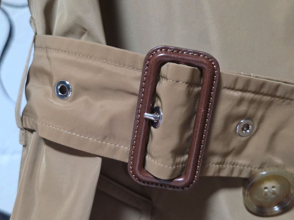 버버리 정품 후드 트렌치코트 판매합니다.--7