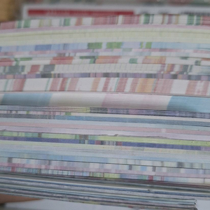 빈티지 플라워 다꾸 떡메모지 노트패드 이미지