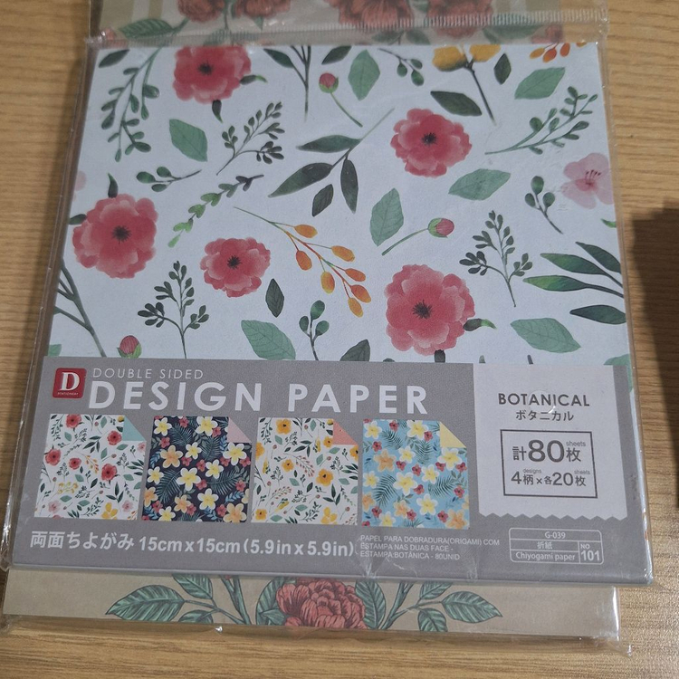 빈티지 플라워 다꾸 떡메모지 노트패드 이미지