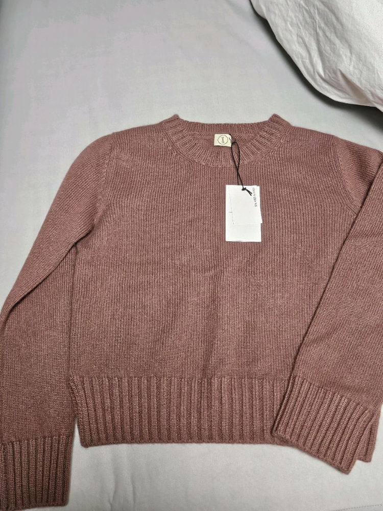 식스앤어하프 로로 스웨터 레드빈 새상품 이미지