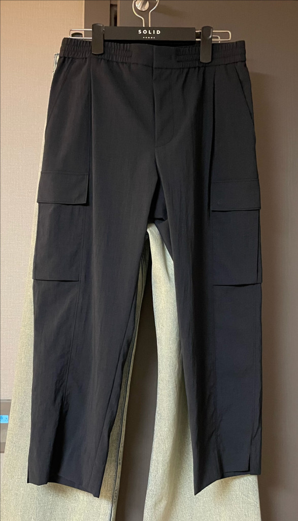 솔리드옴므 카고 크롭 팬츠 30사이즈--0