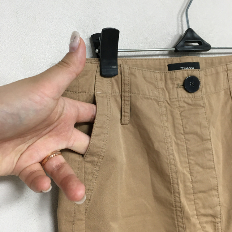 21 THEORY 띠어리 코튼 카고 팬츠 25--1