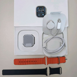 애플워치 울트라2 49mm 티타늄 풀박스 gps 셀룰러 이미지