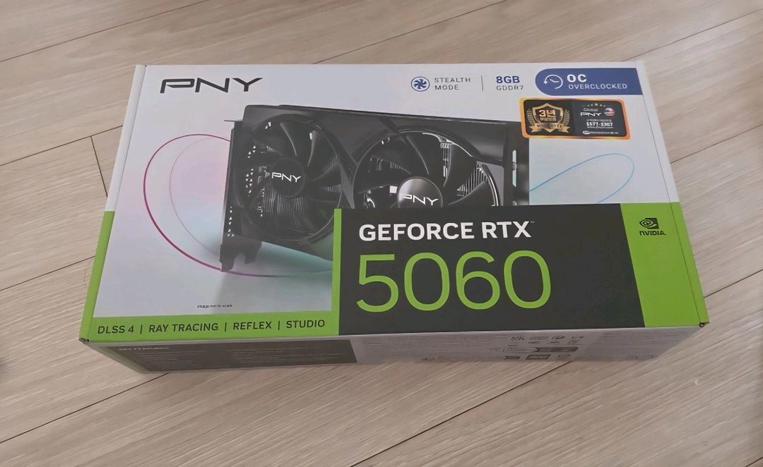 (미개봉) PNY RTX5060 OC D7 8GB Dual Fan 이미지
