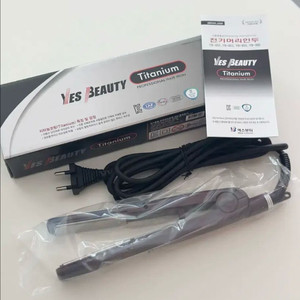 예스뷰티 블랙라벨 티타늄 고데기 YB-850