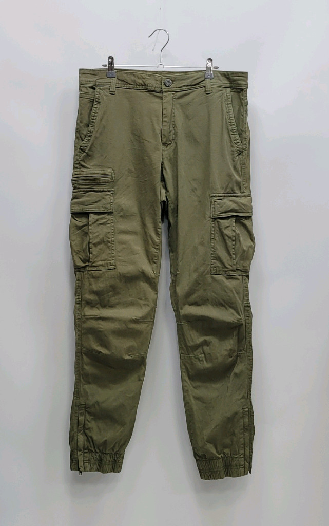 GUESS 게스 데님 카고 팬츠 조거 팬츠 / 남 84 (33) 카키--10