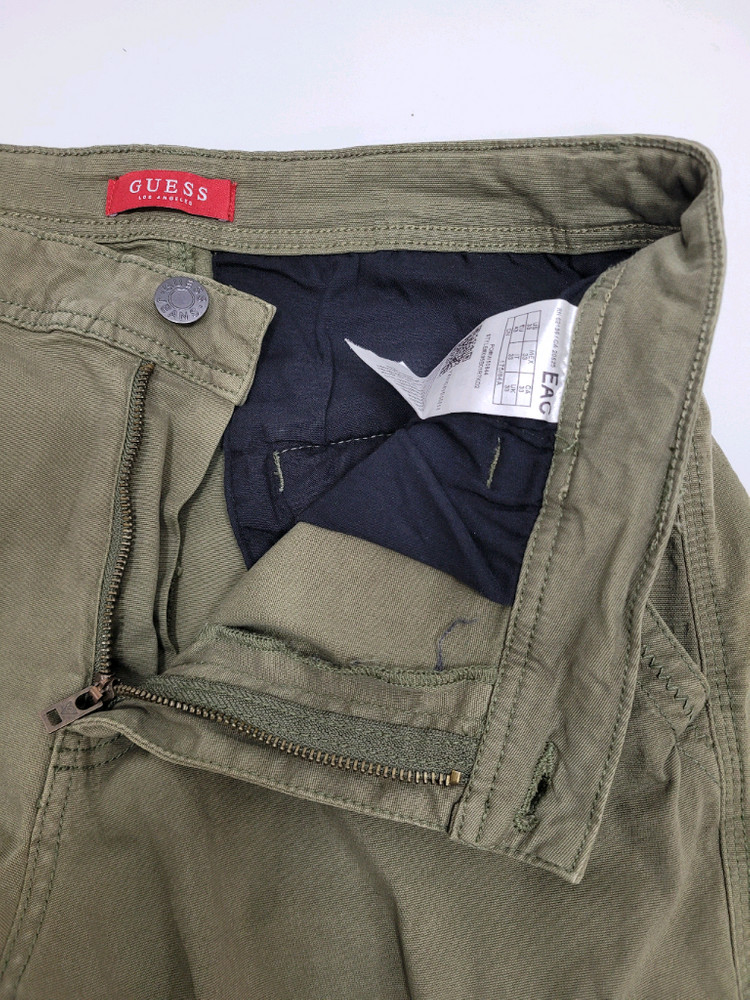 GUESS 게스 데님 카고 팬츠 조거 팬츠 / 남 84 (33) 카키--6