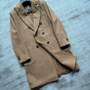 라르디니 italy made 로로피아나 레인시스템 울원단 더블코트 카멜 이미지