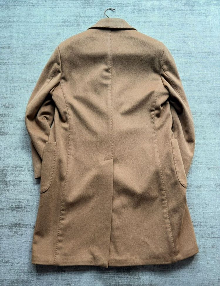 라르디니 italy made 로로피아나 레인시스템 울원단 더블코트 카멜 이미지