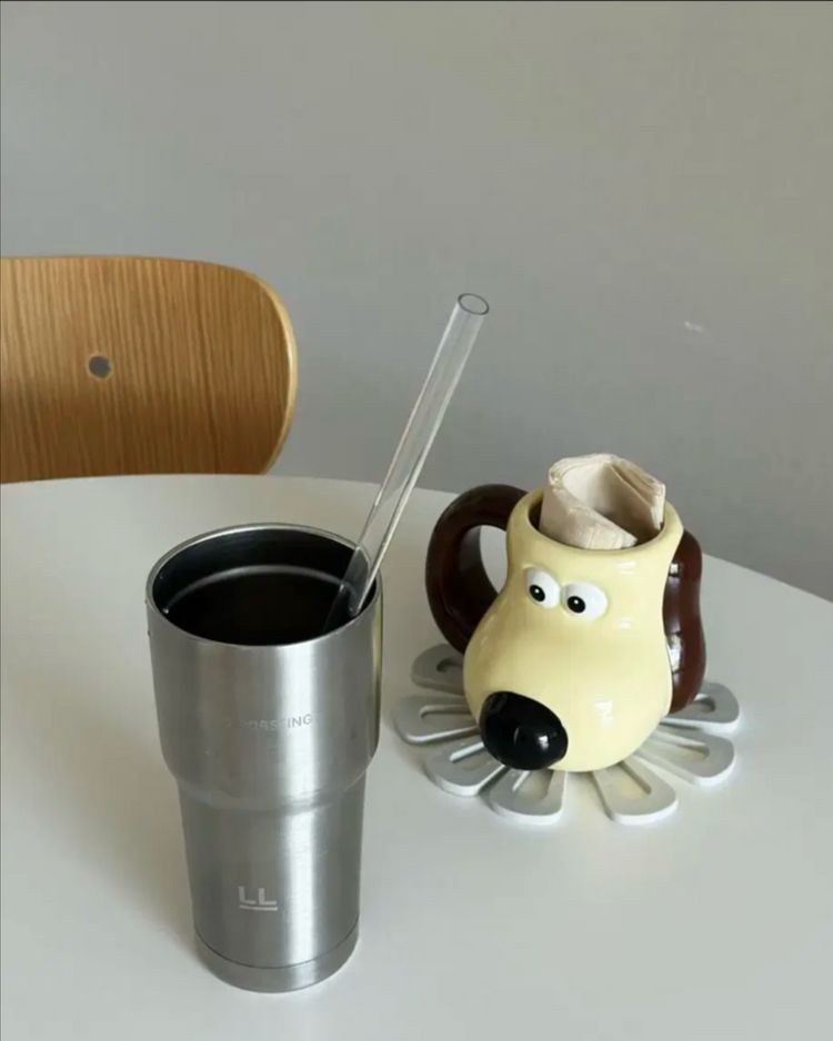 스탠리 텀블러 호환 빨대 6개 세트+세척솔 재사용 가능--1